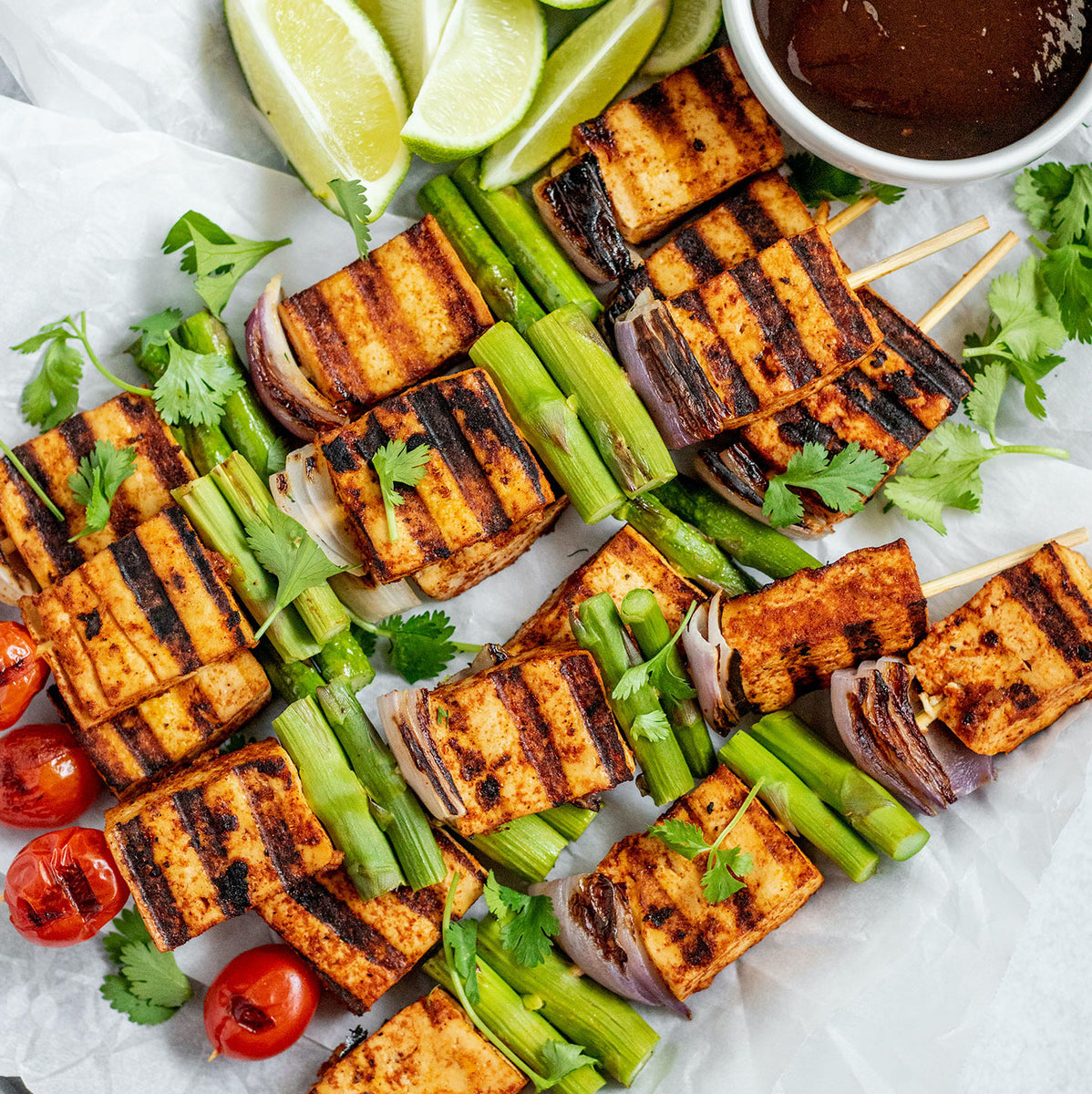 Sazón Grilled Tofu Skewers Recipe Loisa