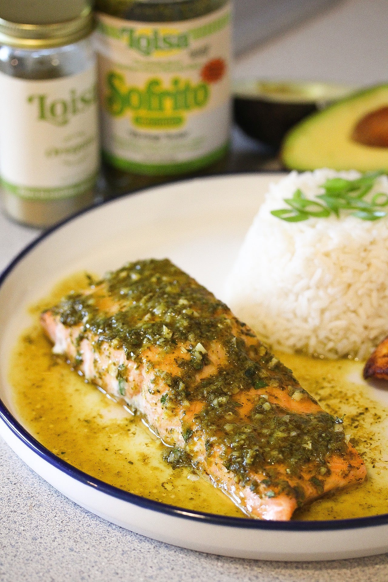 Salmon al Mojo