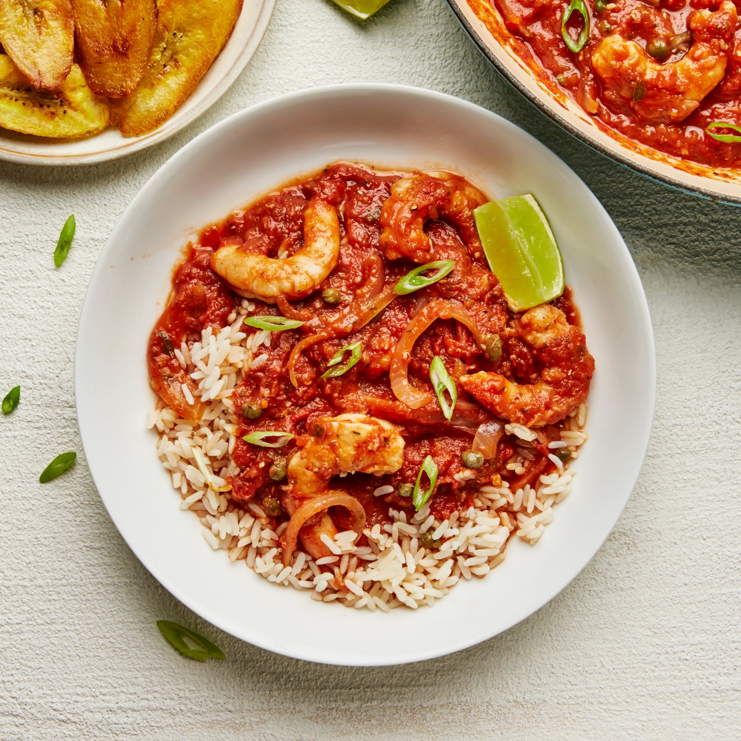 Camarones a la Criolla (Shrimp with Creole Sauce)