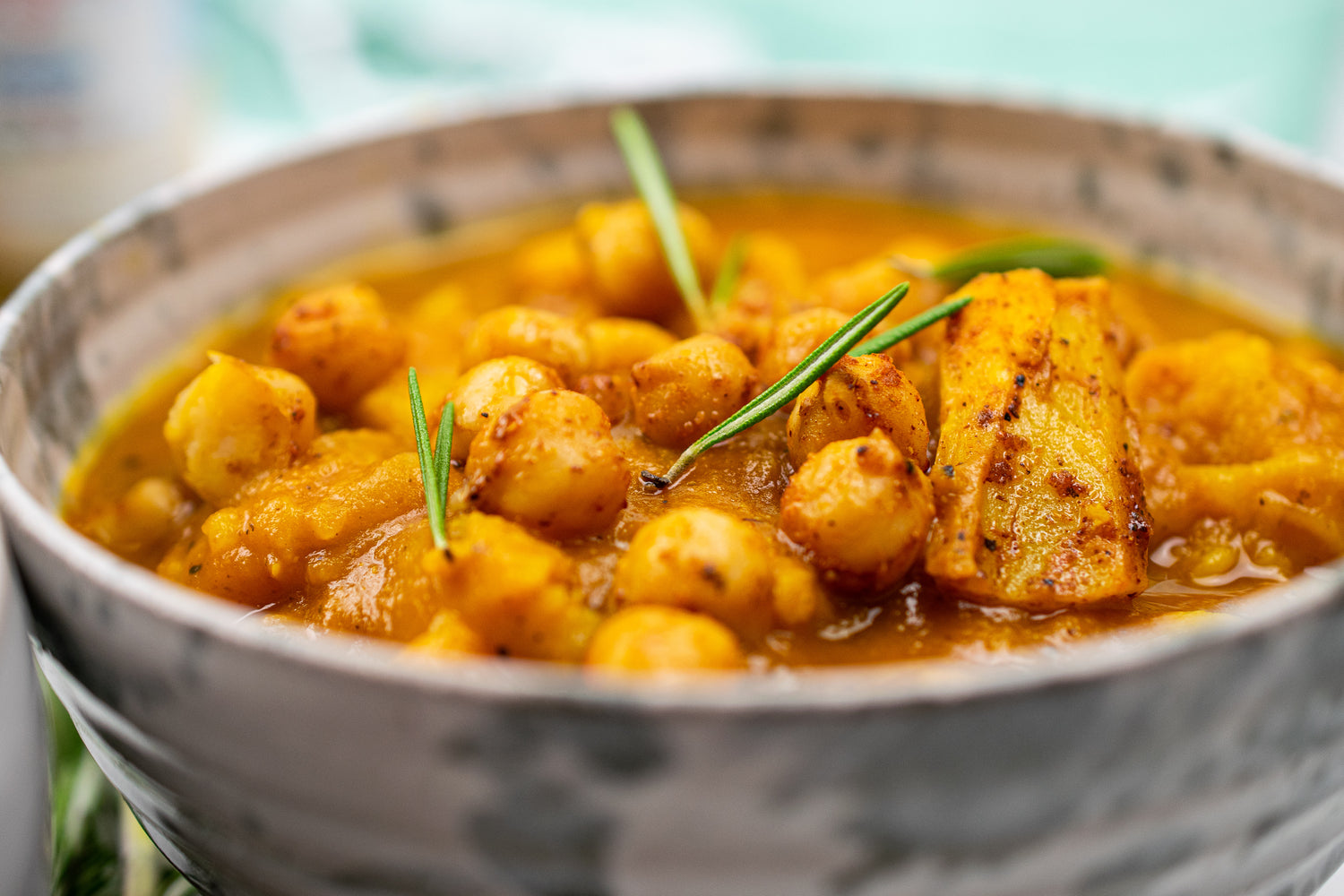 Sopa de Calabaza y Garbanzo