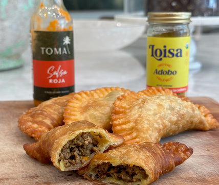 Adobo Beef Empanadas with Toma