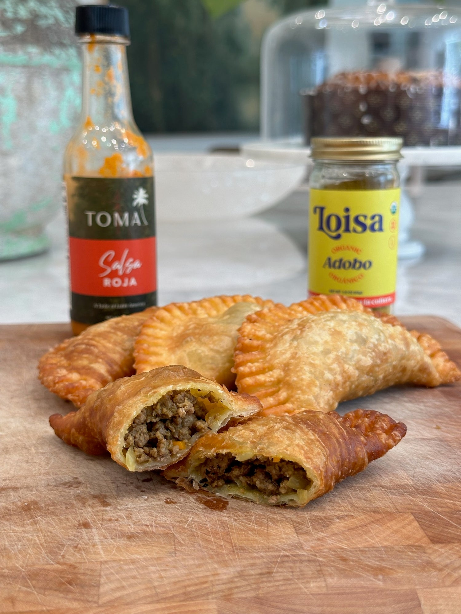 Adobo Beef Empanadas with Toma