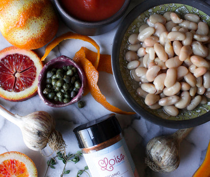 Citrus-Stewed Beans
